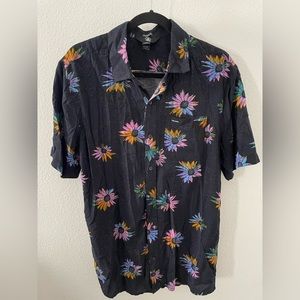 Volcom Flower Button Up T-Shirt - Brand New